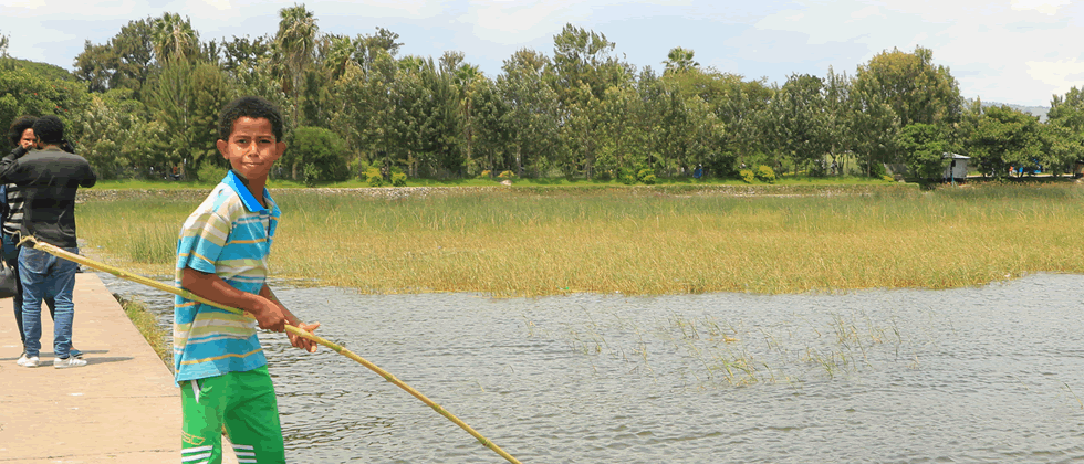 Fishing on Lake Hawassa